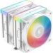 Obrázok pre výrobcu DEEPCOOL chladič AG620 WH ARGB V2 / 2x 120mm fan / 6x heatpipes / PWM / pro Intel i AMD / bílý