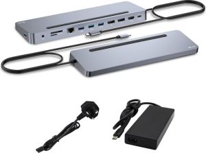 Obrázok pre výrobcu i-tec USB-C Metal Ergonomic 3x 4K Display Docking Station, PD100W + i-tec Universal Charger 100W