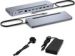 Obrázok pre výrobcu i-tec USB-C Metal Ergonomic 3x 4K Display Docking Station, PD100W + i-tec Universal Charger 100W