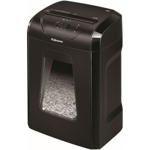 Obrázok pre výrobcu FELLOWES skartovač 12 C/ křížový řez 4x40mm/ objem koše 19 l/ stupeň utajení typ 2 - důvěrné/ černý