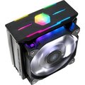 Obrázok pre výrobcu Zalman chladič CPU CNPS10X OPTIMA II BLACK / 120mm RGB ventilátor / heatpipe / PWM / výška 160mm / pro AMD i Intel