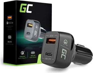 Obrázok pre výrobcu Green Cell Nabíjačka USB + nabíjačka USB-C Rýchle nabíjanie 3.0