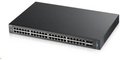 Obrázok pre výrobcu Zyxel XGS2210-52 52-portový gigabitový spravovaný prepínač L2+, 48x gigabitový RJ45, 4x 10GbE SFP+