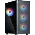 Obrázok pre výrobcu Zalman i4 TG / Middle Tower / 4x 140 mm RBG LED fan / 2x USB 3.0 / 1x USB 2.0 / mesh panel / tvrzené sklo / černá