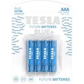 Obrázok pre výrobcu TESLA BLUE+ Zinc Carbon baterie AAA (R03, mikrotužková, blister) 4 ks