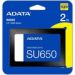 Obrázok pre výrobcu ADATA SSD 2TB SU650, SATA III, 2.5", (R:520/ W:450MB/s)