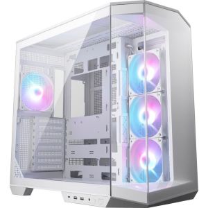 Obrázok pre výrobcu MSI skříň MAG PANO 100R PZ White/ bez zdroje/ levé a přední sklo/ 4x 120 mm A-RGB fan/ 1x USB-C/ 1x USB3.2/ bílá