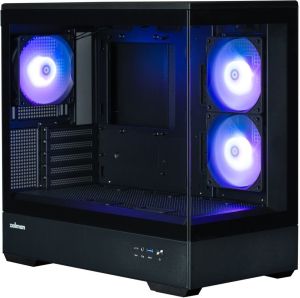 Obrázok pre výrobcu Zalman P30 Black / miniT / 3x120mm fan ARGB / USB 3.0 / USB-C / temperované sklo / černý