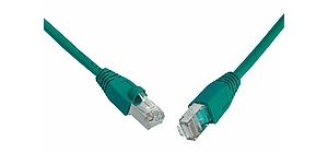 Obrázok pre výrobcu SOLARIX patch kabel CAT5E SFTP PVC 15m zelený snag-proof