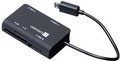Obrázok pre výrobcu CONNECT IT čítačka pamäťových kariet + USB HUB, micro USB. OTG funkcia