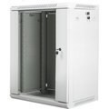 Obrázok pre výrobcu LANBERG 19" RACKOVÁ SKŘÍŇ PRO MONTÁŽ NA STĚNU 15U/600X450 (v rozloženém stavu) S PROSKLENÝMI DVEŘMI ŠEDÁ V2