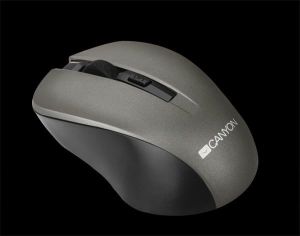 Obrázok pre výrobcu Canyon CNE-CMSW1G, Wireless optická myš USB, 800/1000/1200 dpi, šedo-čierna