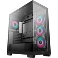 Obrázok pre výrobcu DEEPCOOL skříň CG580 4F / ATX / 4x120mm ARGB fans / 2xUSB 3.0 / panoramatická / tvrzené sklo / černá