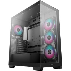 Obrázok pre výrobcu DEEPCOOL skříň CG580 4F / ATX / 4x120mm ARGB fans / 2xUSB 3.0 / panoramatická / tvrzené sklo / černá