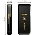 Obrázok pre výrobcu Transcend USB 3.0 čtečka paměťových karet, černá - SD, SDHC (UHS-I), SDXC (UHS-I), microSDHC (UHS-I), microSDXC (UHS-I)