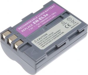 Obrázok pre výrobcu Baterie T6 power Nikon EN-EL3e, EN-EL3, EN-EL3a, 1700mAh, šedá