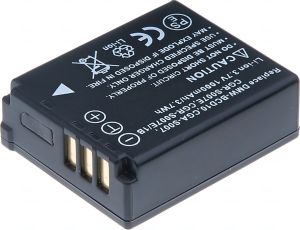 Obrázok pre výrobcu Baterie T6 power Panasonic DMW-BCD10, CGA-S007, CGR-S007E, CGR-S007E/1B, 1000mAh, černá