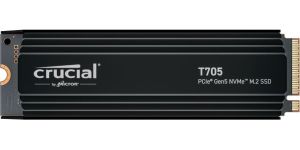 Obrázok pre výrobcu Crucial T705 1TB /SSD/M.2 NVMe/Černá/Heatsink/5R