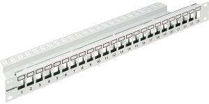 Obrázok pre výrobcu 19" patchpanel pro 24 modulu SFA/SFB, neosazený, 1U,RAL 7035
