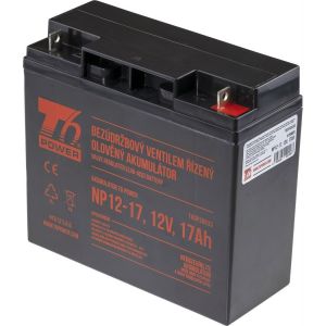 Obrázok pre výrobcu Akumulátor T6 Power NP12-17, 12V, 17Ah