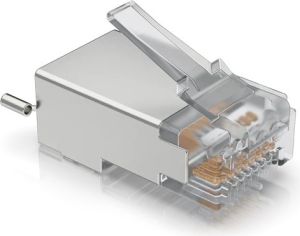 Obrázok pre výrobcu Ubiquiti UISP-Connector-SHD - STP RJ45 konektor, Cat5, 8p8c, drát, pozlacený, AWG24 (100ks)