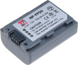 Obrázok pre výrobcu Baterie T6 power Sony NP-FP50, 750mAh, šedá