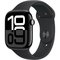 Obrázok pre výrobcu Apple Watch Series 10 GPS 42mm Jet Black Aluminium Case with Black Sport Band - M/L