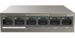 Obrázok pre výrobcu Tenda TEF1106P-4-63W PoE AT switch 4x PoE 802.3af/at, 6x 100Mb/s, PoE celkem 63W, fanless