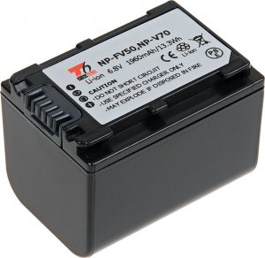 Obrázok pre výrobcu Baterie T6 power Sony NP-FV70, 1960mAh, šedá