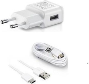 Obrázok pre výrobcu Sieťová nabíjačka Samsung EP-TA20EBE + EP-DG950CBE, USB-C, biela - bulk