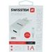 Obrázok pre výrobcu Swissten Síťový Adaptér Smart Ic 1X Usb 1A Power + Datový Kabel Usb / Lightning 1,2 M Bílý