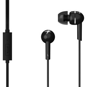 Obrázok pre výrobcu Genius HS-M300 černý, Headset, drátový, do uší, mikrofon, 3,5mm jack 4 pin, černý