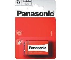 Obrázok pre výrobcu PANASONIC Zinkouhlíkové baterie Red Zinc 6F22RZ/1BP EU 9V 9V (Blistr 1ks)