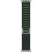 Obrázok pre výrobcu Apple Watch 49mm Dark Green Alpine Loop - Medium - Natural Titanium Finish