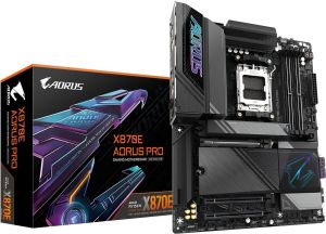 Obrázok pre výrobcu GIGABYTE MB Sc AM5 X870E AORUS PRO, AMD X870, 4xDDR5, 2xHDMI, 2xThunderbolt, WiFi