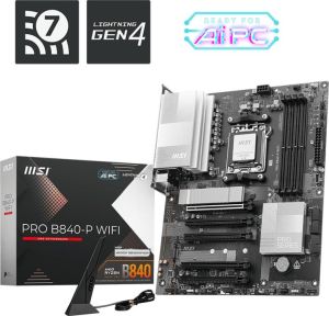 Obrázok pre výrobcu MSI MB Sc AM5 PRO B840-P WIFI, AMD B840, 4xDDR5, 1xHDMI, WiFi, ATX