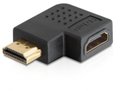 Obrázok pre výrobcu Delock adaptér HDMI samec > HDMI samice 90° vpravo