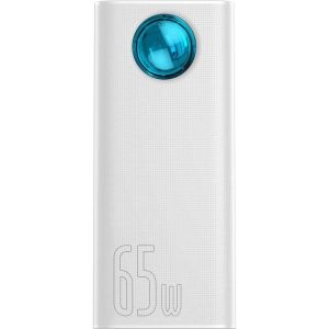 Obrázok pre výrobcu Baseus Amblight powerbanka s digitálním displejem QC 30000mAh Overseas Edition + kabel Type-C/Type-C 100W 1m, bílá