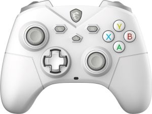 Obrázok pre výrobcu MSI gamepad FORCE GC300 Wireless White/ bezdrátový/ 2,4GHz/ Bluetooth/ USB-C/ pro PC, Android/ bílý