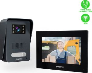 Obrázok pre výrobcu EVOLVEO DoorPhone AP1-2 drátový videotelefon s aplikací, černý