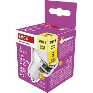 Obrázok pre výrobcu LED CLS MR16 3W(32W) 345lm GU10 WW
