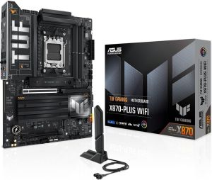 Obrázok pre výrobcu ASUS TUF GAMING X870-PLUS WIFI / X870 / AM5 / 4x DDR5 / HDMI / M.2 / USB4 / WIFI / ATX