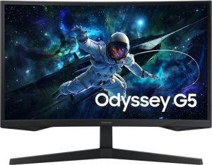 Obrázok pre výrobcu Samsung Odyssey G55C 27" VA LED 2560x1440 Mega DCR 1ms 300cd DP HDMI 165Hz
