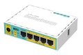 Obrázok pre výrobcu MIKROTIK RouterBOARD hEX PoE lite + L4 (650MHz, 64 MB RAM, 5xLAN switch, USB, plastic case, zdroj)