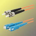 Obrázok pre výrobcu Optický patchkabel duplex ST-SC, 50/125 um MM, 1m