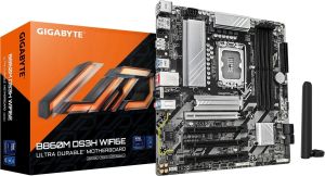 Obrázok pre výrobcu GIGABYTE MB Sc LGA1851 B860M DS3H WIFI6E, Intel B860, 4xDDR5, 2xDP, 1xHDMI, WiFi, mATX