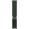 Obrázok pre výrobcu Apple Watch 49mm Dark Green Alpine Loop - Small - Natural Titanium Finish