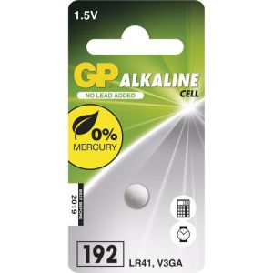 Obrázok pre výrobcu Alkalická knoflíková baterie GP LR41 (192F), 1 ks