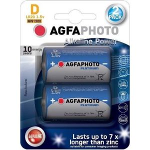 Obrázok pre výrobcu AgfaPhoto Power alkalická batéria 1.5V, LR20/D, blister 2ks