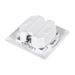 Obrázok pre výrobcu Netrack zásuvka kompletný 2xRJ45 8p8c UTP Cat5e LSA